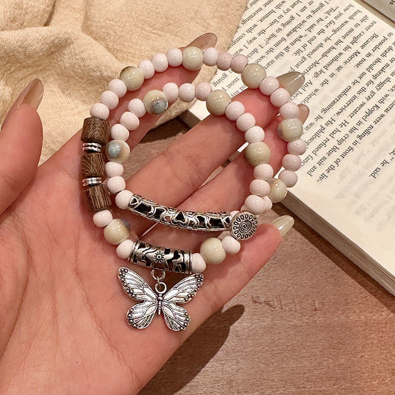 Niche Retro Chinese Beaded Handmade Stall Bracelets