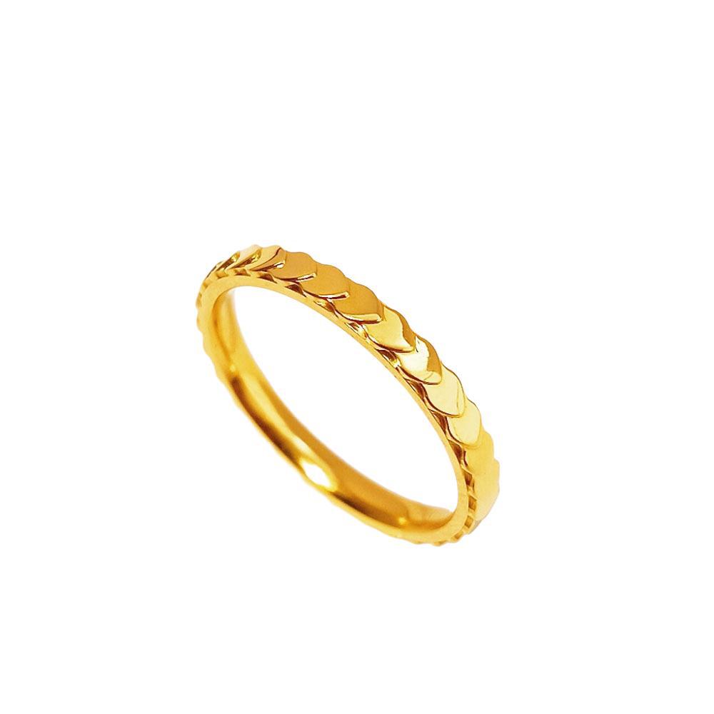 Pattern Female Personality Simple Titanium Steel Rings