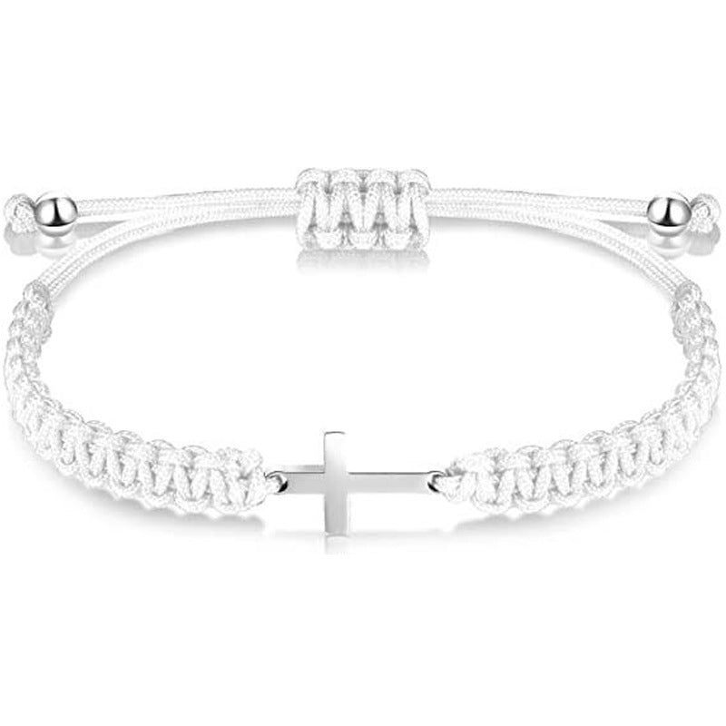 Hole Jade Thread Flat Knot Adjustable Bracelets