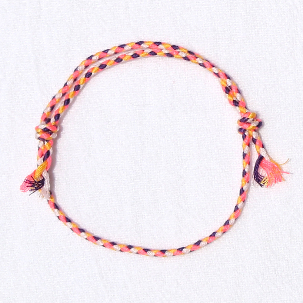 Hand-woven Tibetan Hand Rub Thread Carrying Bracelets