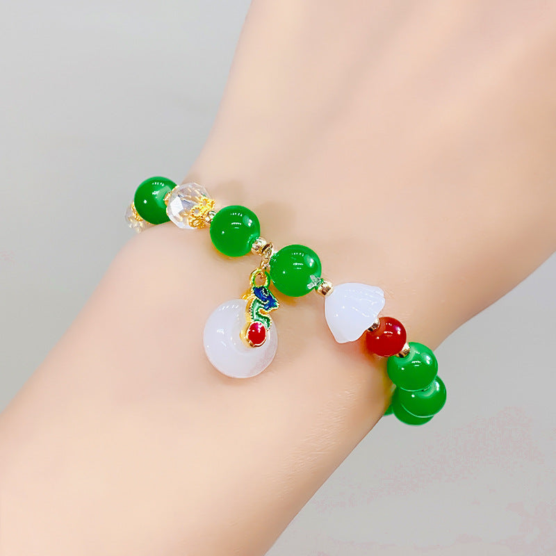 Safety Buckle Sweet Tassel Hand Toy Bracelets