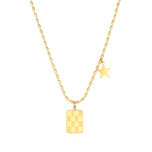 Women's Gold Love Light Luxury High-grade Bow Ornament Necklaces