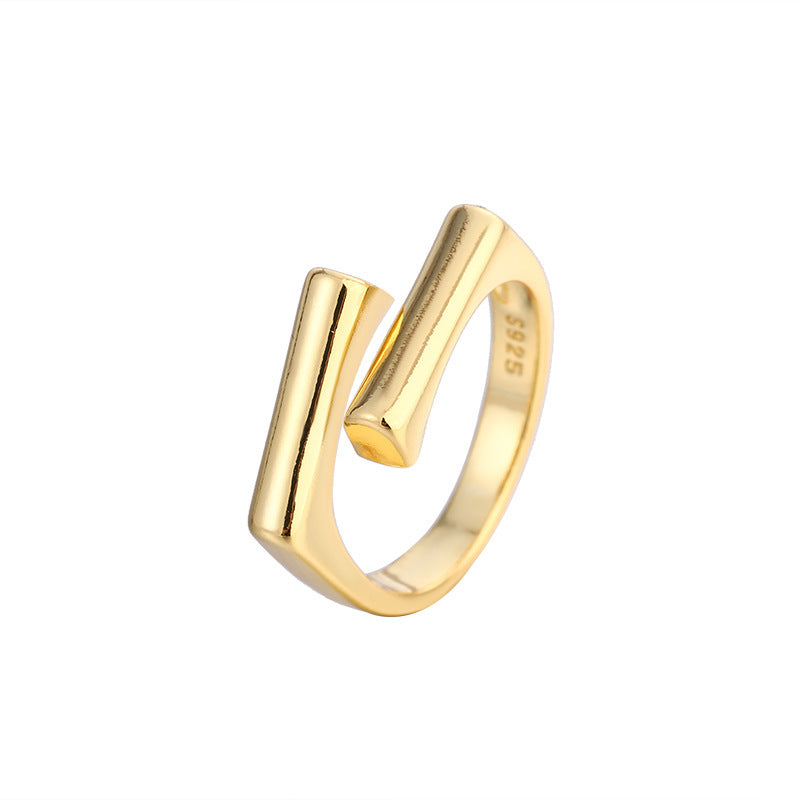 Simple Staggered Long Block Design Cold Rings