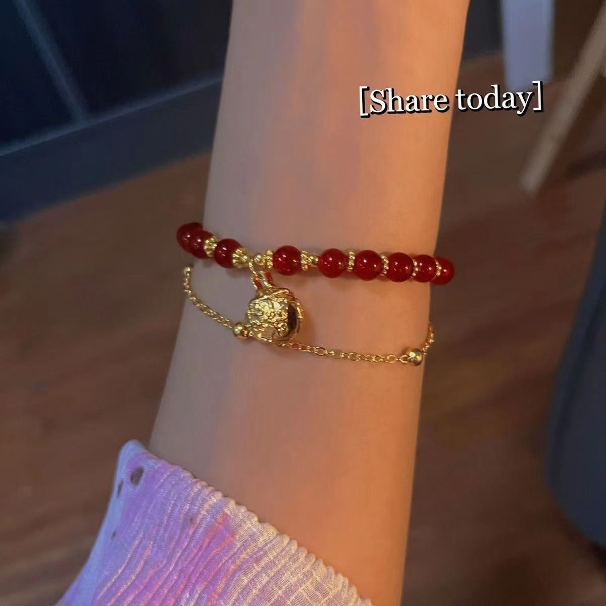 Lucky Beads Female Fashion High Sense Light Bracelets