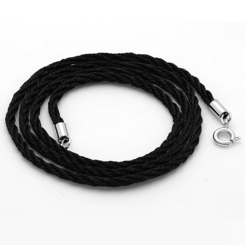 Korean Style Cotton Black String Red Rope Necklaces