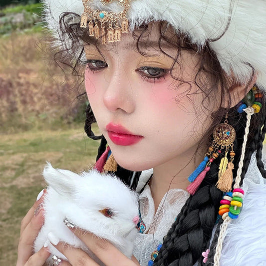 Women's Bohemian Style High-grade Tassel Ethnic Temperament Earrings