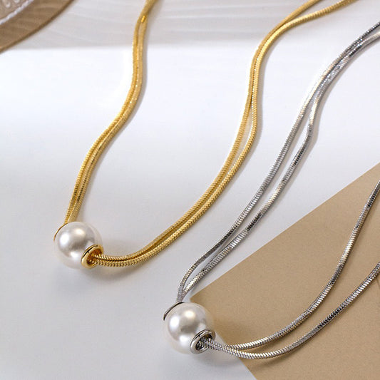 Twin Large Affordable Luxury Fashion High-grade Necklaces