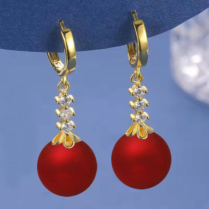 Women's Artificial Pearl Short Long Eardrops For Earrings