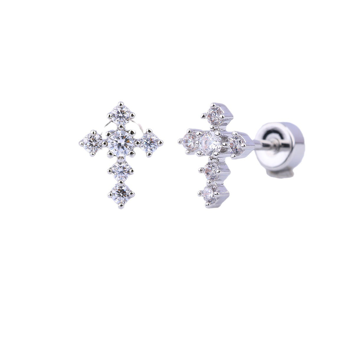 Micro Inlaid Zirconium Ear Bone Zircon Earrings
