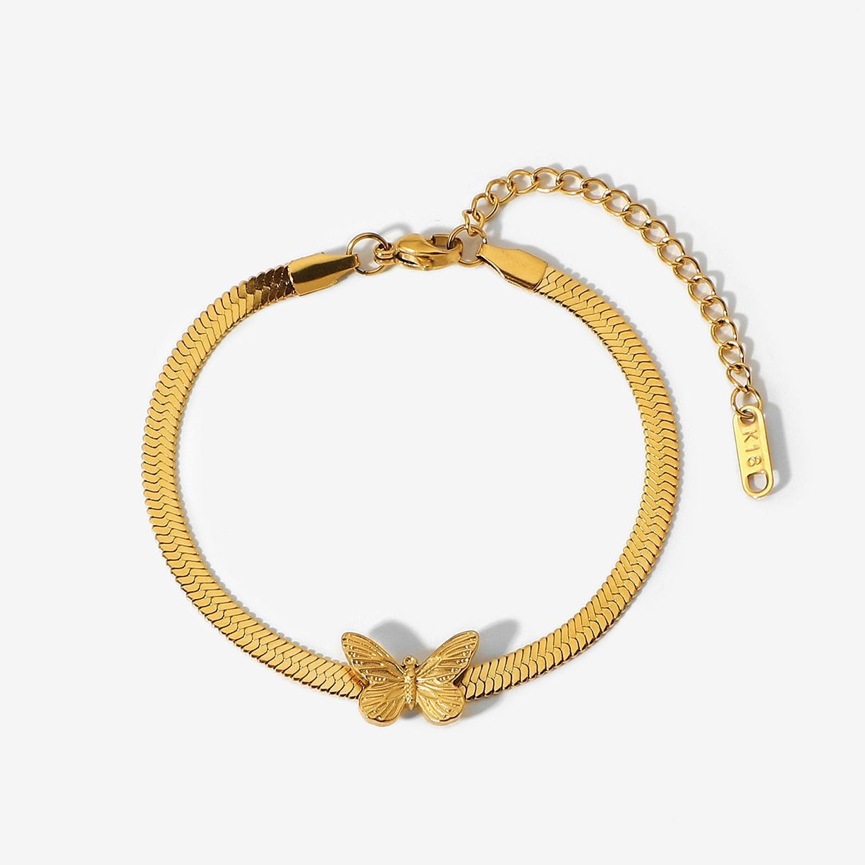 Style Vintage Bow Titanium Steel Female Advanced Niche Stainless Snake Bracelet