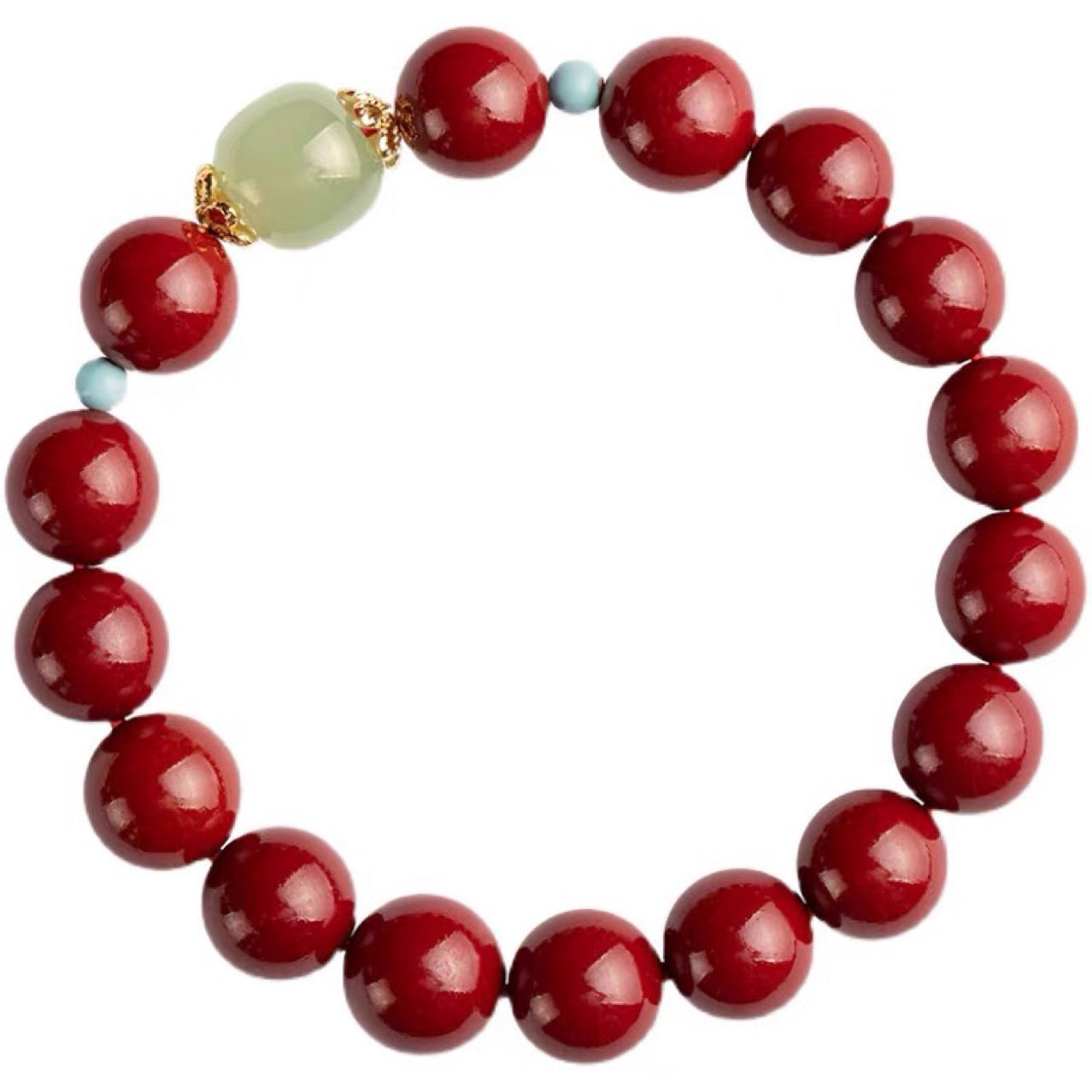 Cinnabar Jade Rabbit Rat Dragon Horse Bracelets