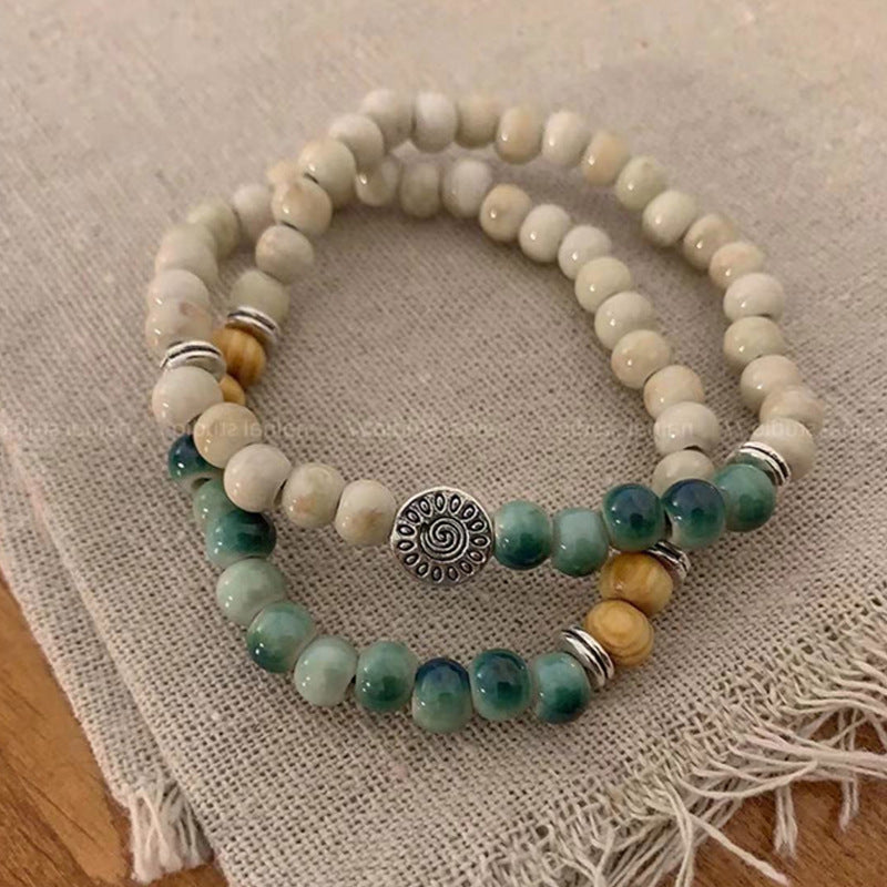 Niche Retro Chinese Beaded Handmade Stall Bracelets