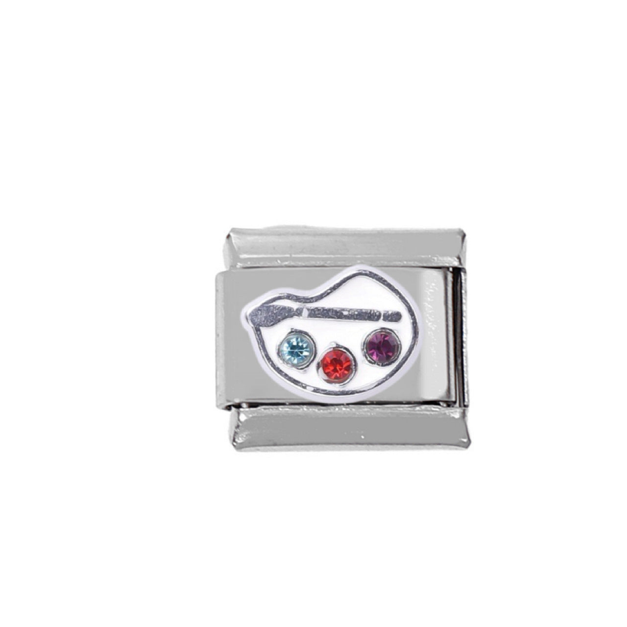 Stainless Steel Charm Telescope Brush Module Bracelets