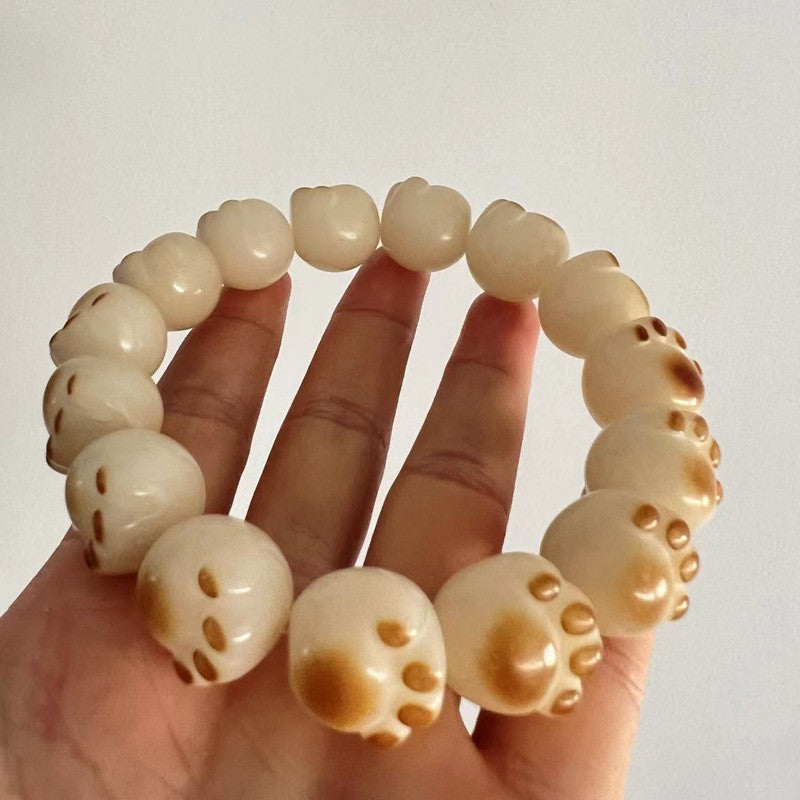 Paw Caramel Gradient Green Candy Landscape Material Bracelets