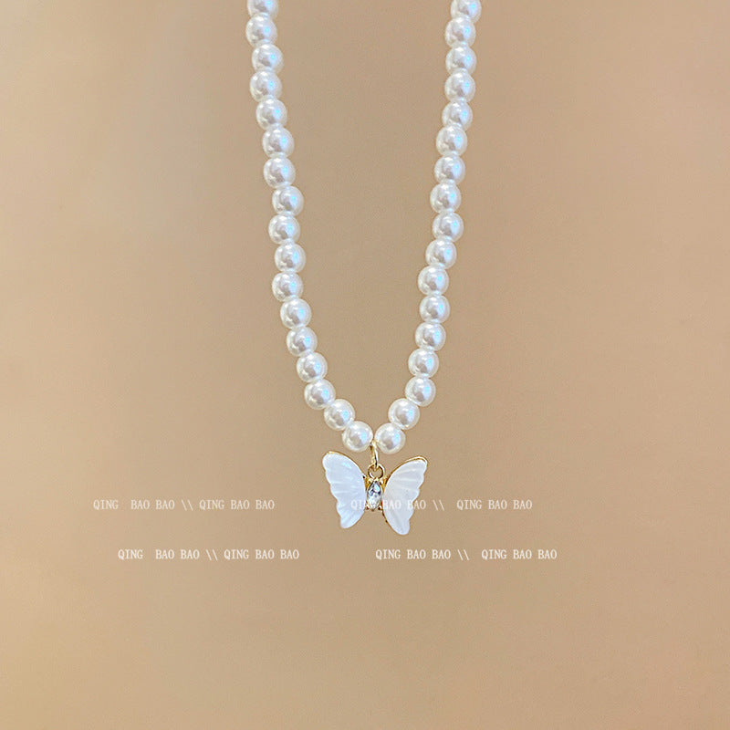 Women's Versatile High Sense Short Pearl Design Necklaces