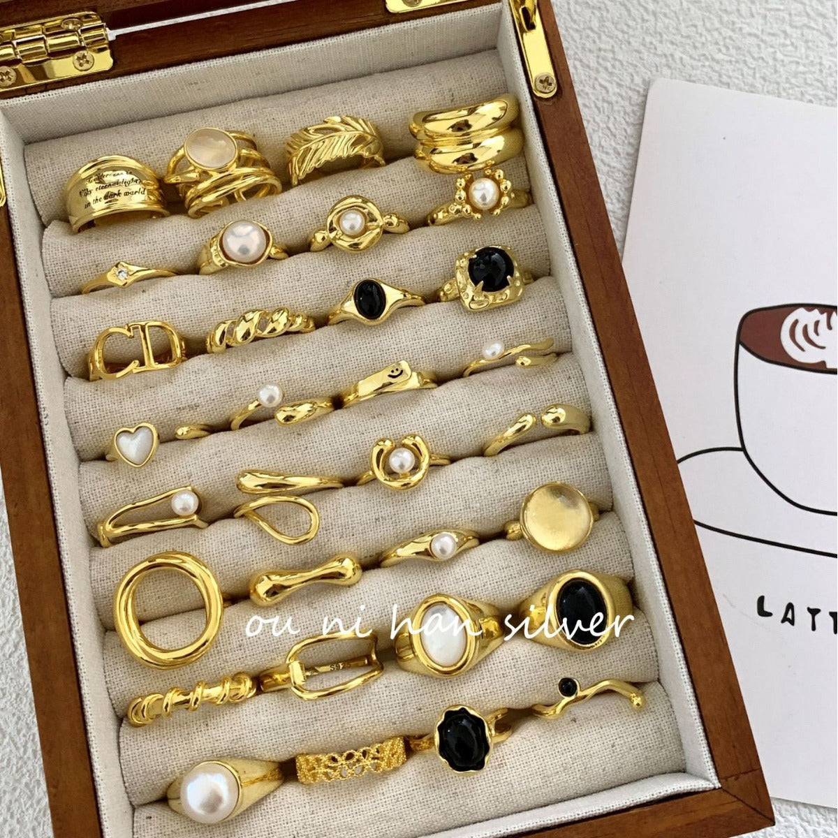 Oni Sterling Sier Female Style Design Rings