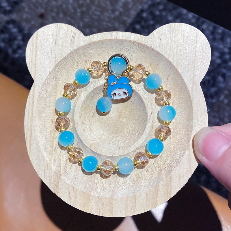 Cartoon String Beads Crystal Gift Box Bracelets