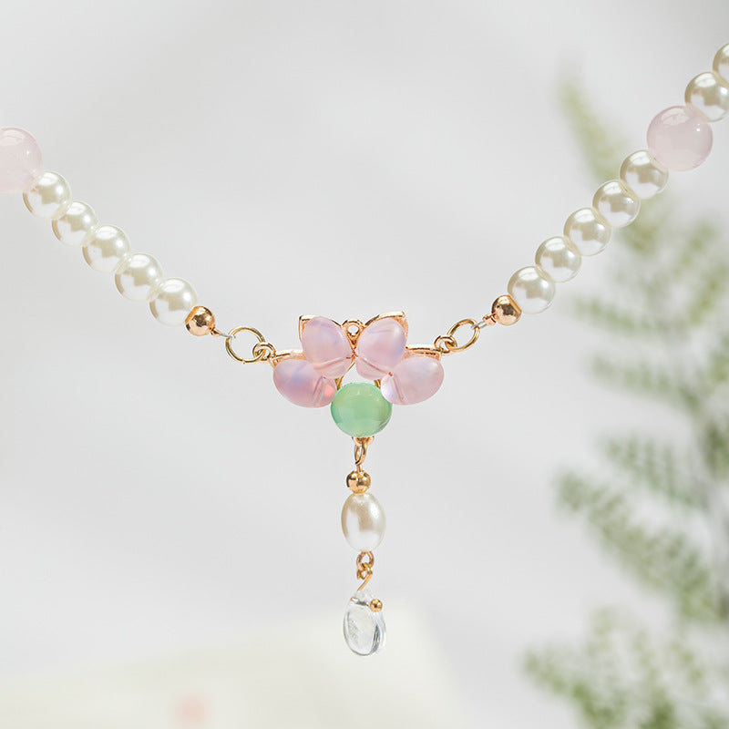 Of Precious Stones Cute Ancient Style Tang Song Han Elements Necklace