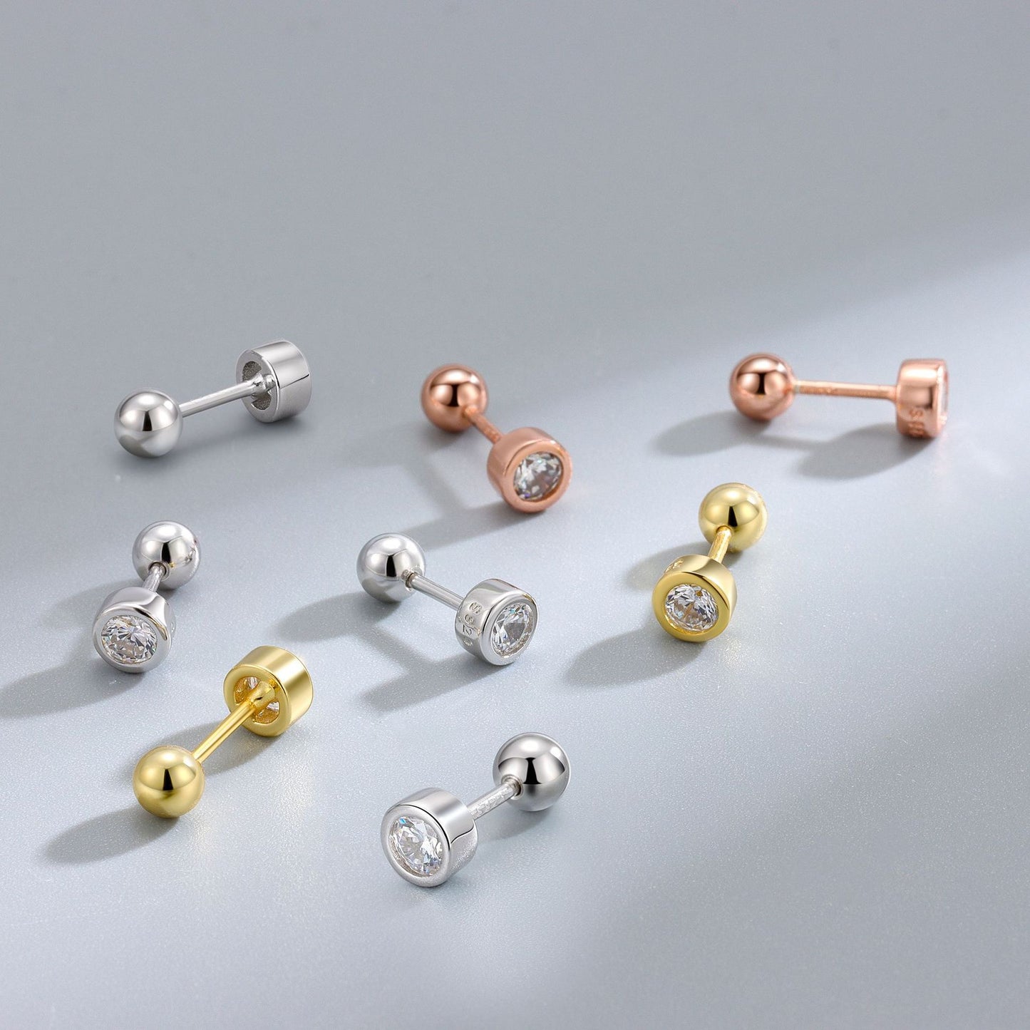 Bag With Round Screw Needle Free Of Earrings