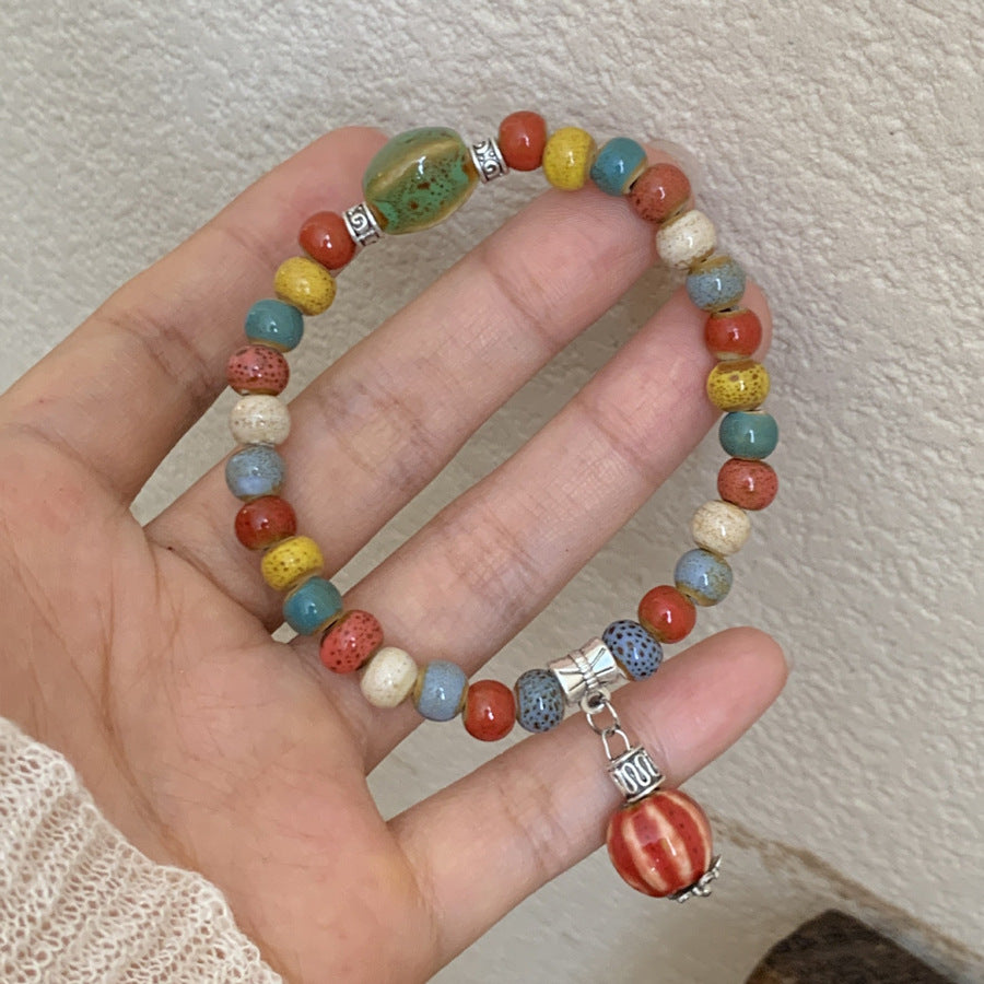 Niche Retro Chinese Beaded Handmade Stall Bracelets