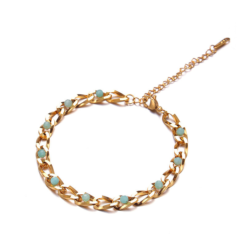 Niche Retro Titanium Steel Stainless Cuban Bracelets