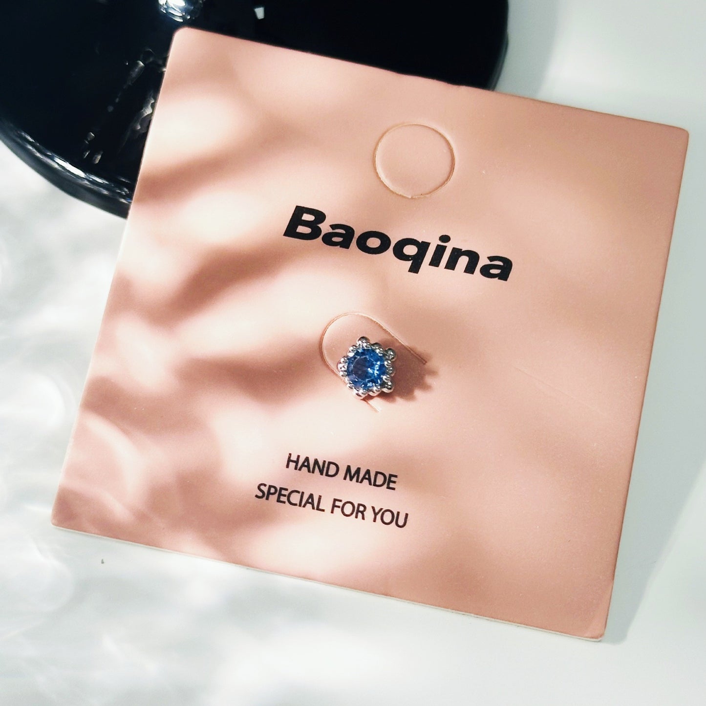 Titanium Steel Niche Super Flash Ear Bone Pin Small Earrings