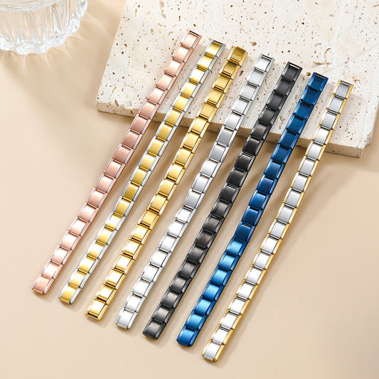 Italian Module Elastic Watch Band Removable Bracelets