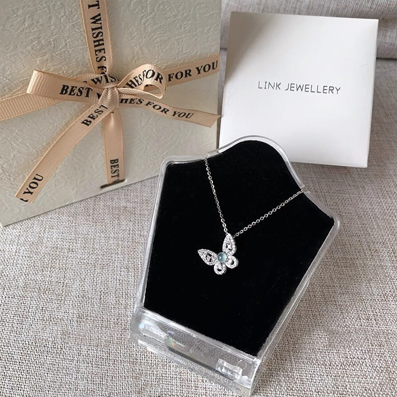 Women's Gem Chinese Style National Jeweled Light Necklaces