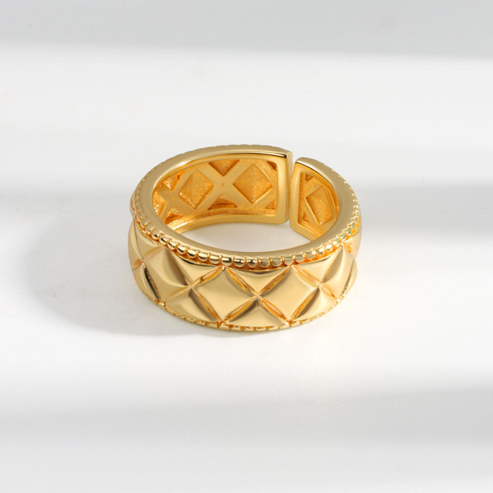 Female Everyday Fashion Gold Classic Style Open Rings