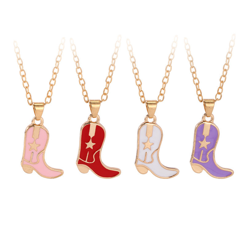 Boots Stylish Simple Versatile Clothing Decorations Necklaces