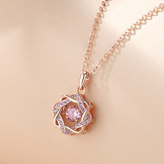 Women's Sier Eight Awn Star Smart High-grade Korean Style Necklaces
