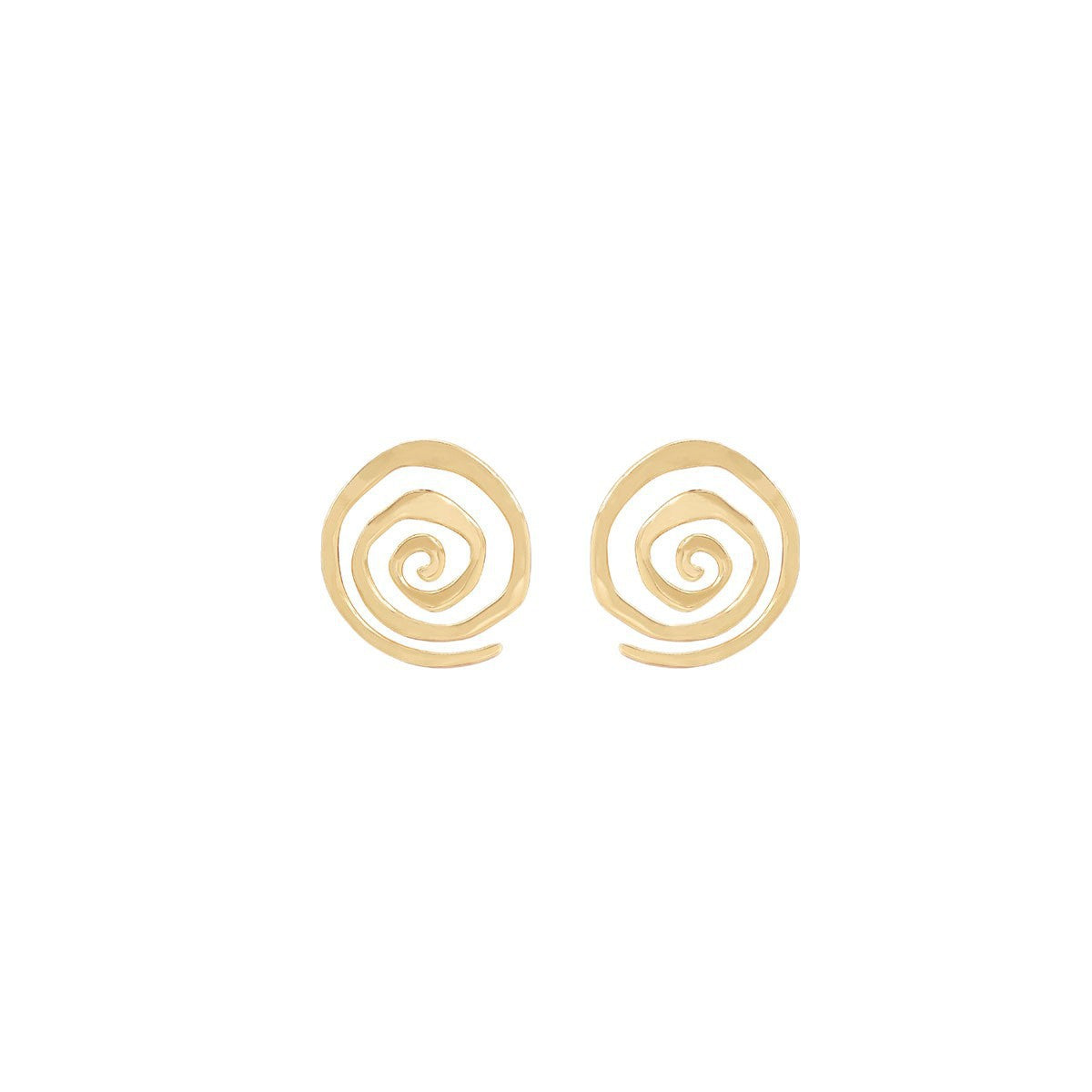 Ear Geometric Spiral Conch Symbol Design Sense Female Simplicity Earrings