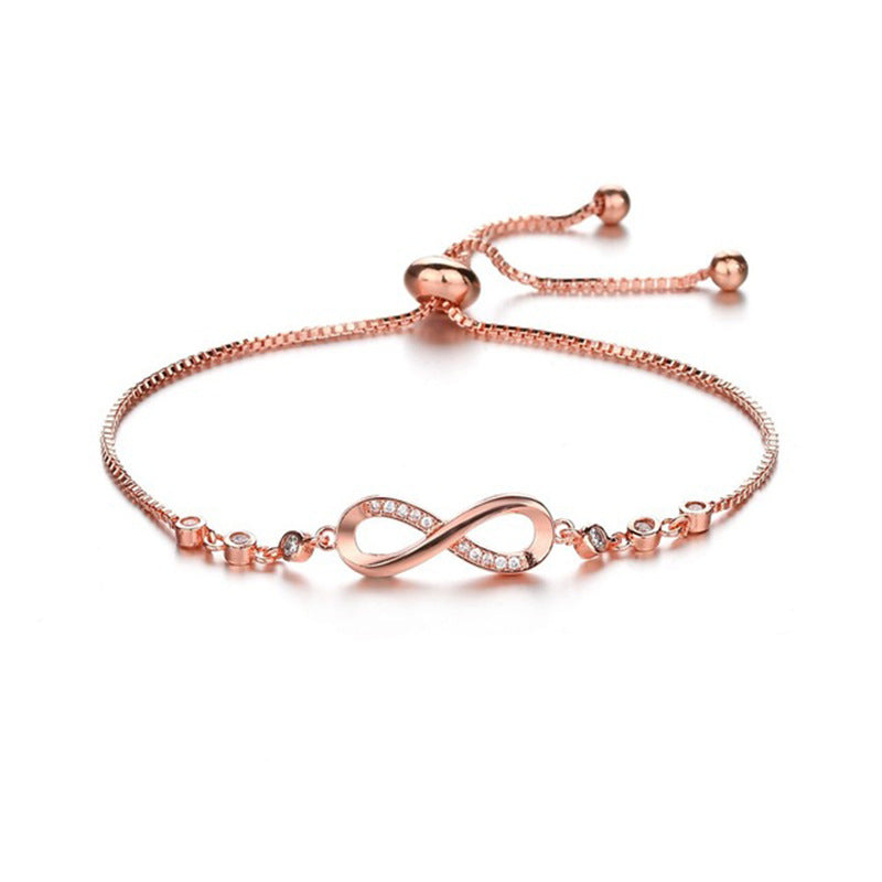 Popular Fashion Personality Adjustable Full Diamond Lucky Bracelets