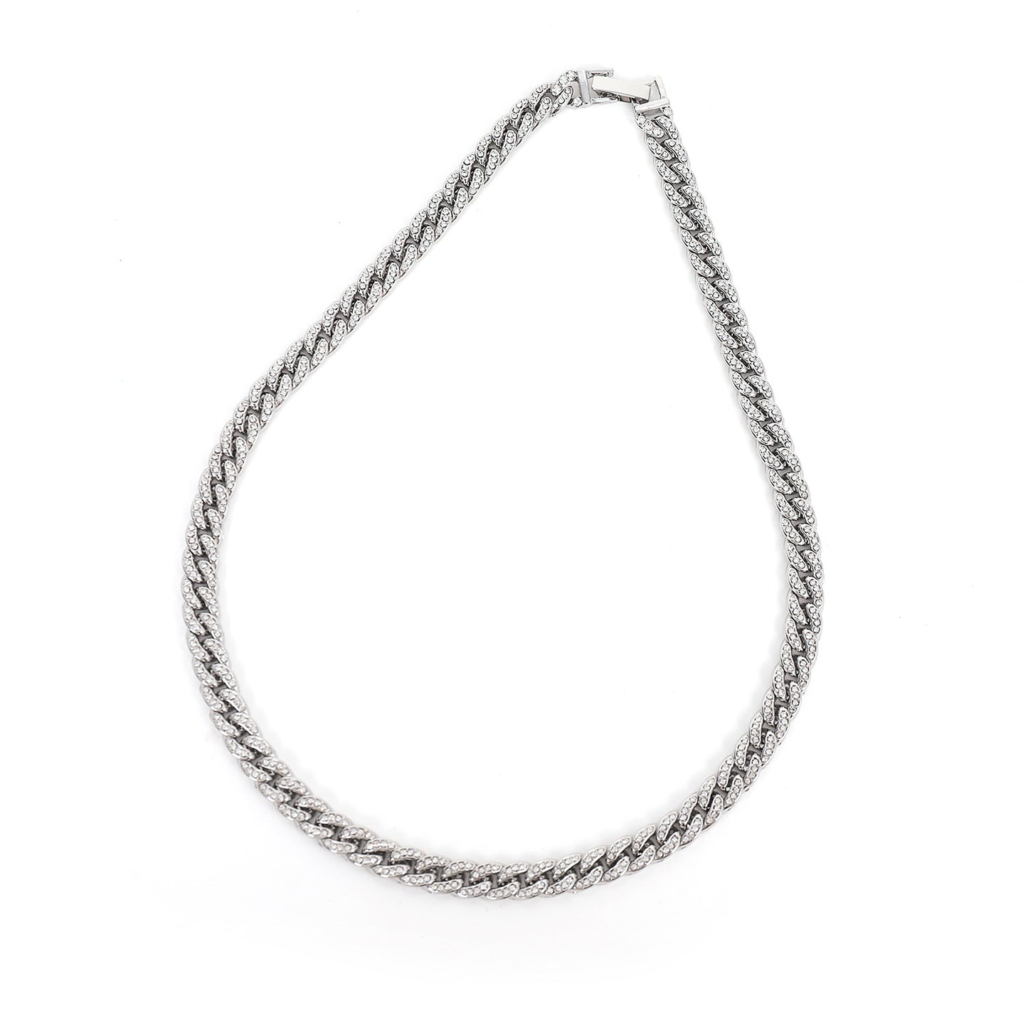 Women's & Men's Alloy Chain Couple Hip Hop Cuban Necklaces