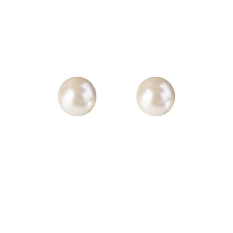 Women's Pearl Ear Clip Without Pierced High-grade Pseudo Retro Style Earrings