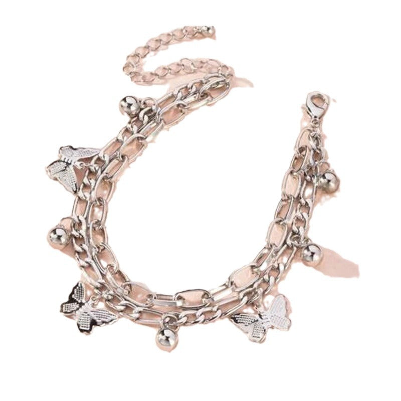 Popular Fashion Butterfly Simple Set Tassel Bracelets