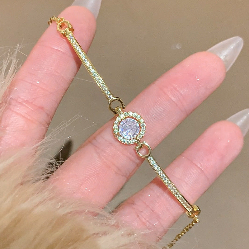 Point Female Light Luxury High Sense Niche Delicate Bracelets