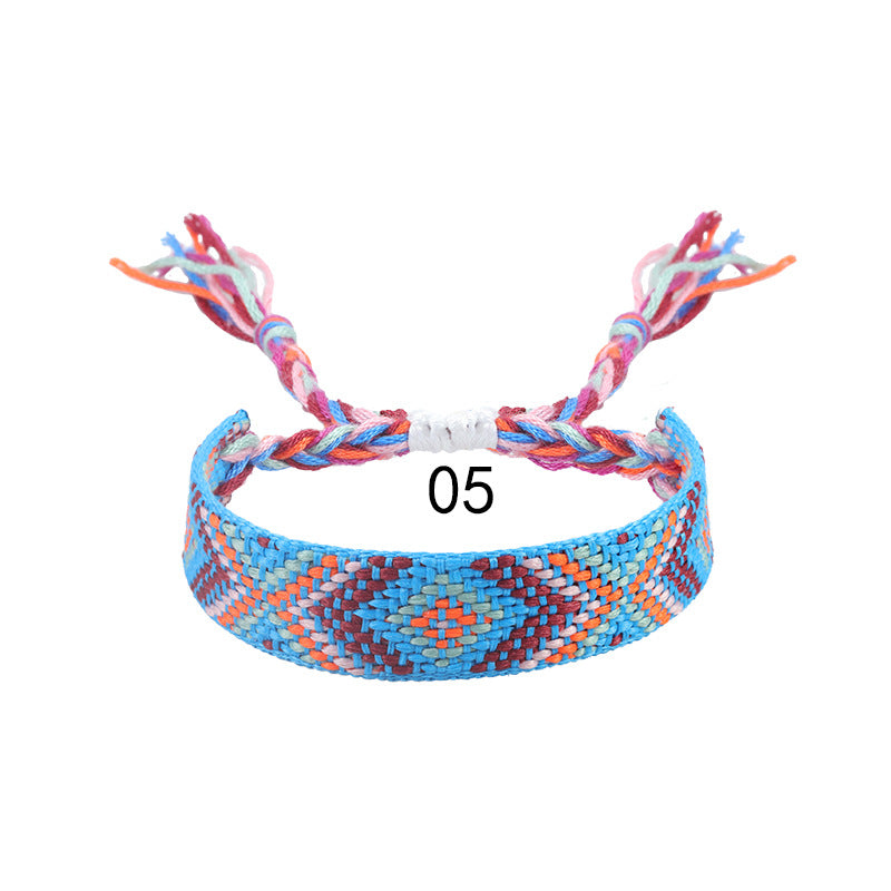 Nepal Ethnic Style Woven Wrist Strap Bracelets