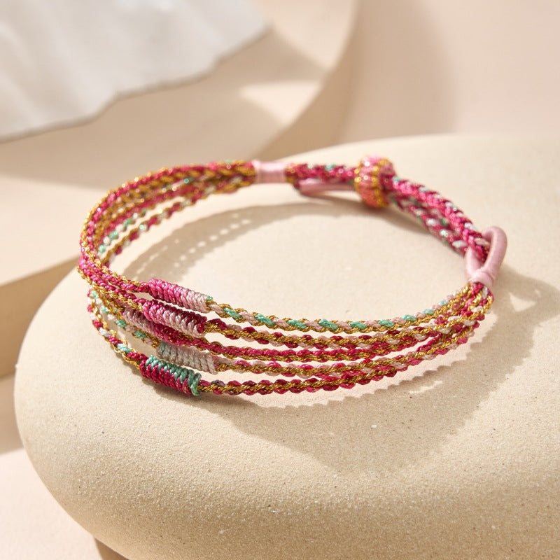 Hand-woven Line Carrying Strap Dragon Boat Festival Adult May Bracelet