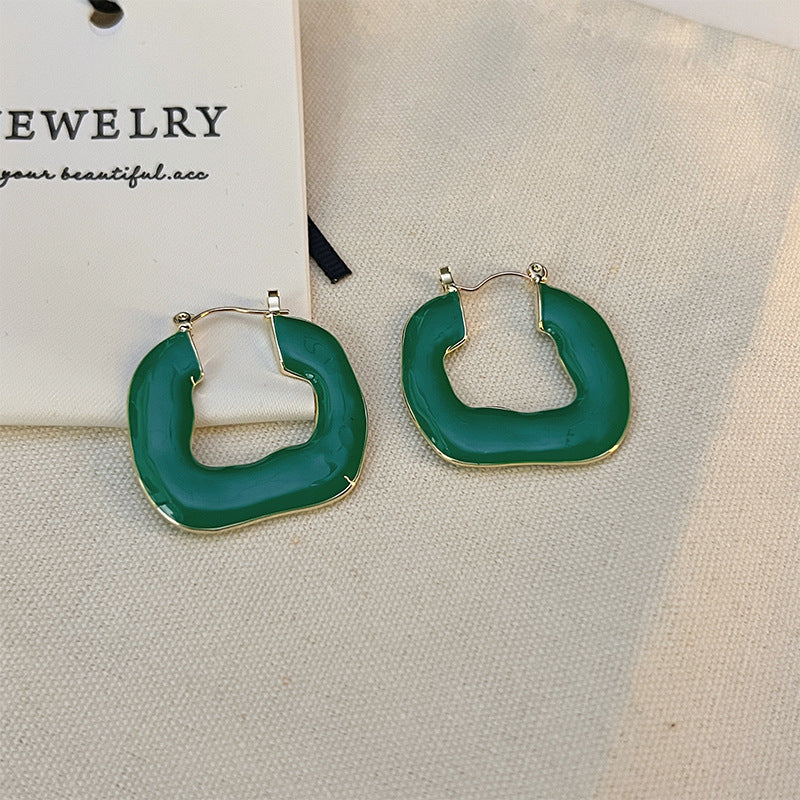 Women's Mori Style French Retro Camellia For Design Earrings