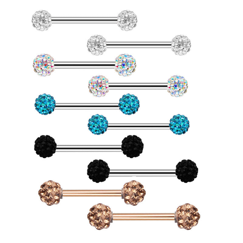 Zircon Nipple Stylish Piercing Jewelry Adhesive Earrings