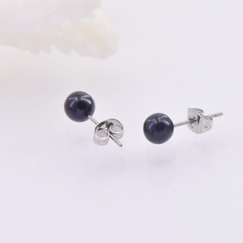 Women's Pearl High-grade Light Luxury Personalized Trendy Stud Earrings