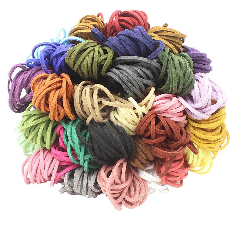 Material Length Veet Handmade Beaded Suede Jewelry Accessories