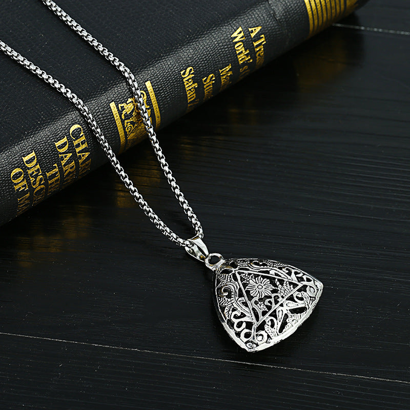 Men's Lucky Elephant Titanium Steel Life Pig Sweater Chain Necklace