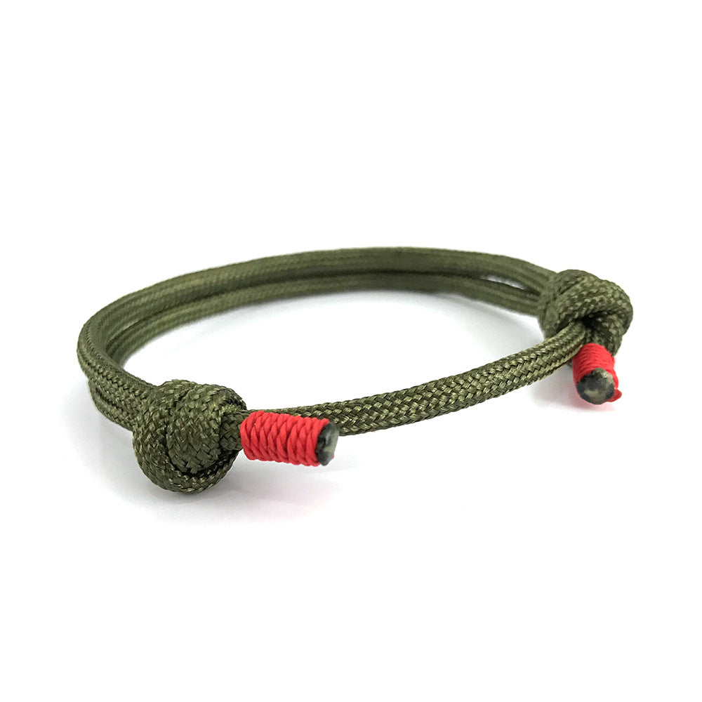 Fashion Simple Adjustable Parachute Cord Boat Bracelets