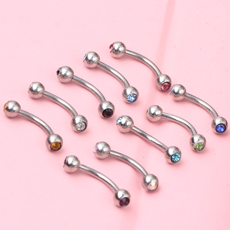 Body Piercing Ear Eyebrow Labret Nose Stud Earrings