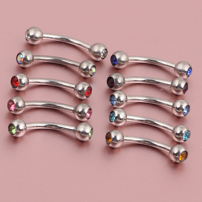 Body Piercing Ear Eyebrow Labret Nose Stud Earrings