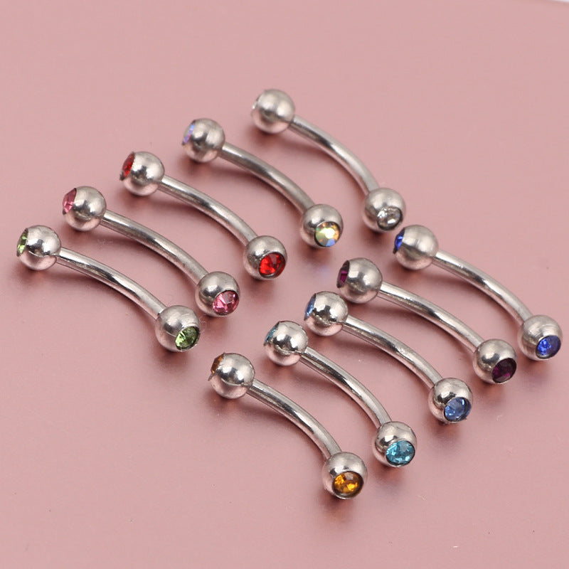 Body Piercing Ear Eyebrow Labret Nose Stud Earrings