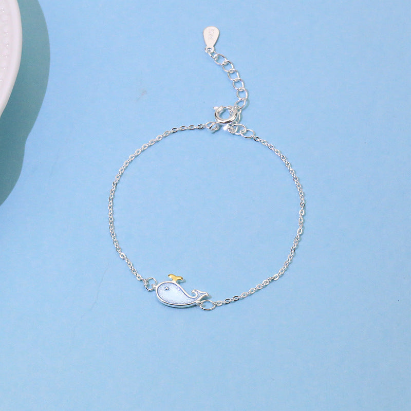 Dancing Whale Dolphin Female Mori Girlfriends Bracelet