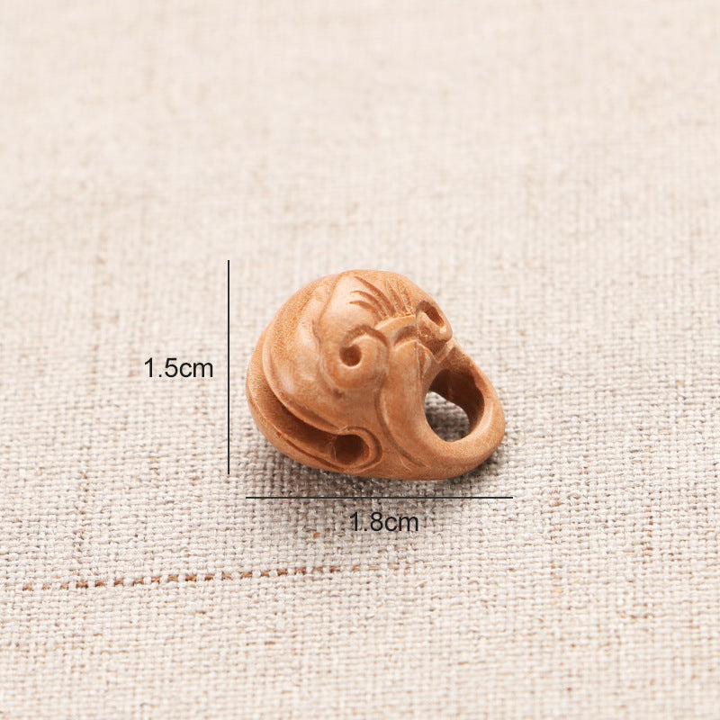 Head Chinese Block Fish Flower Two-color Pendants